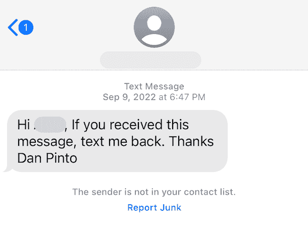 whale phishing ceo fraud text message