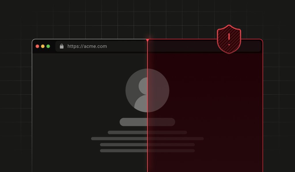 Catching fraud that was designed to blend into real traffic A graphic of a browser with an alert