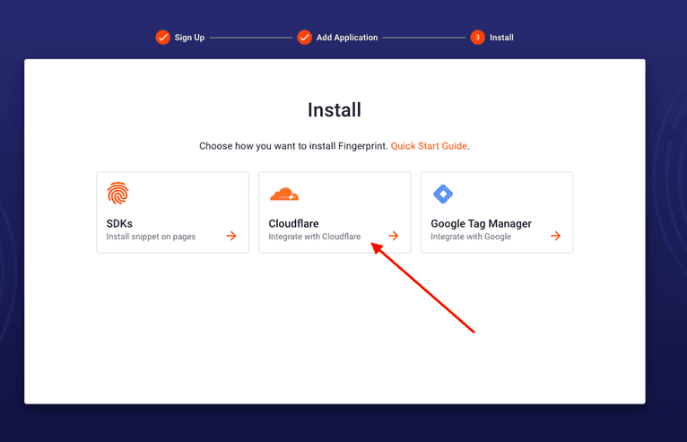 Installing the Cloudflare proxy integration
