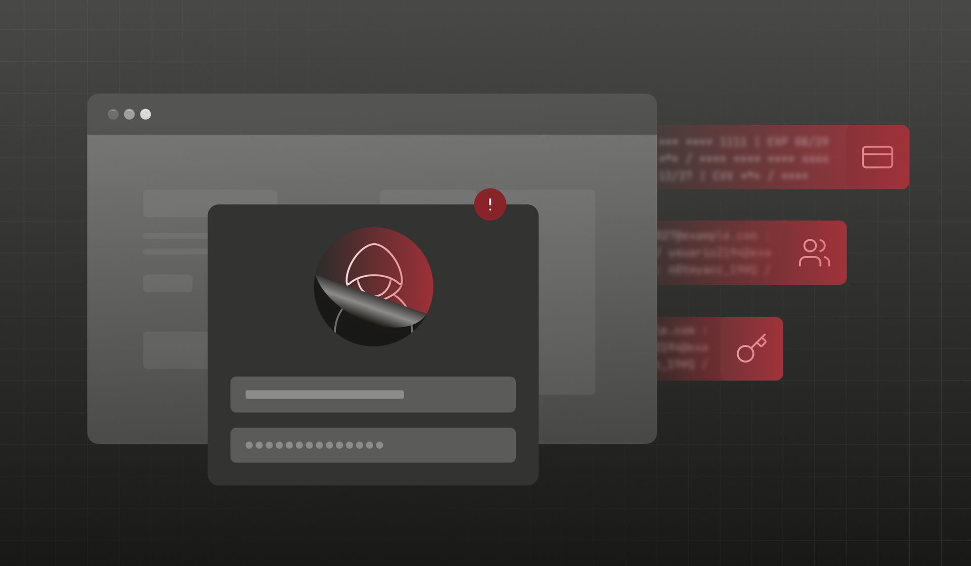 login interface