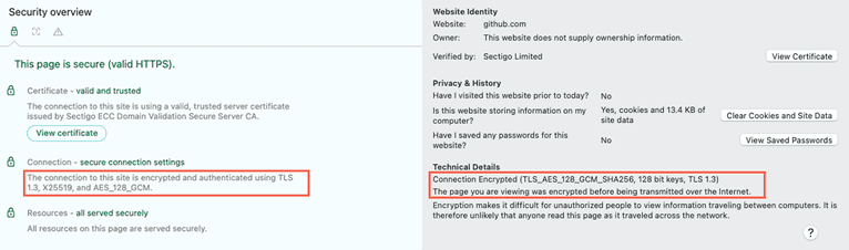 Secure Connection string