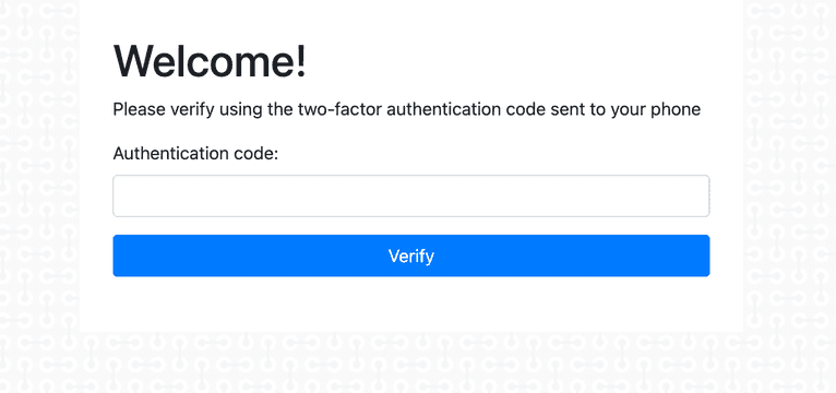 Enter your 2FA code