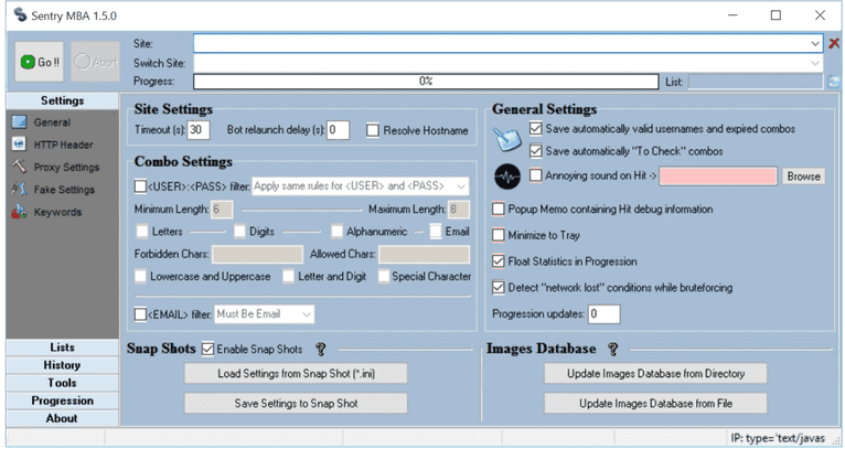 Sentry MBA screenshot