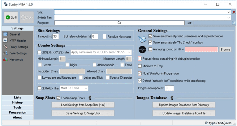 Sentry MBA screenshot