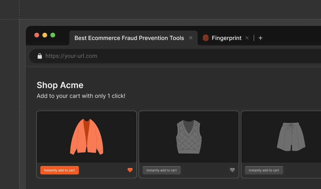 clothing ecommerce store category page