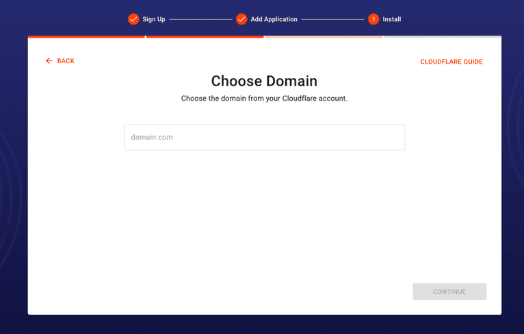 Choosing your Cloudflare domain