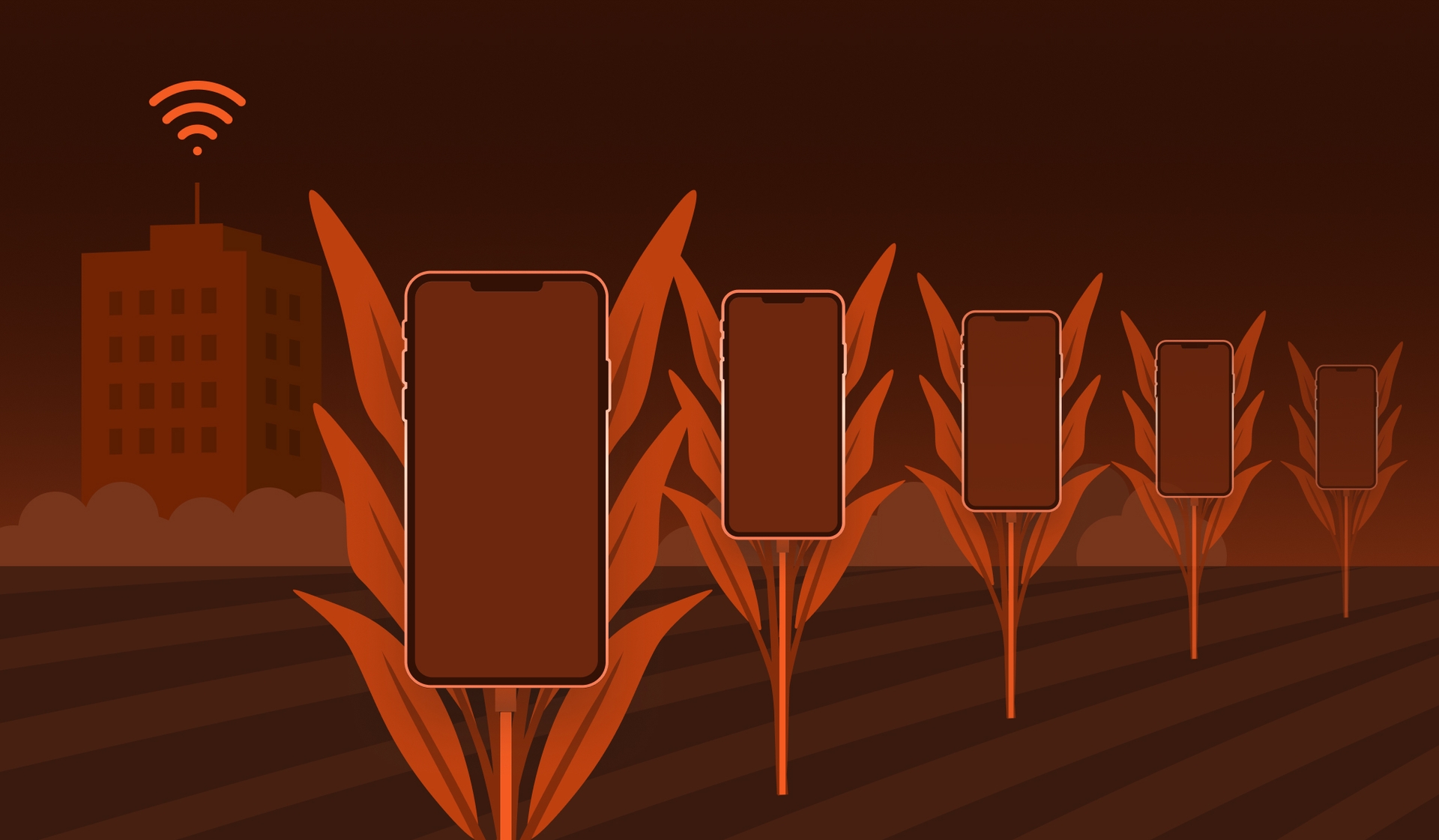 farm with mobile devices farm with mobile devices