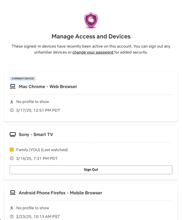 manage access and devices