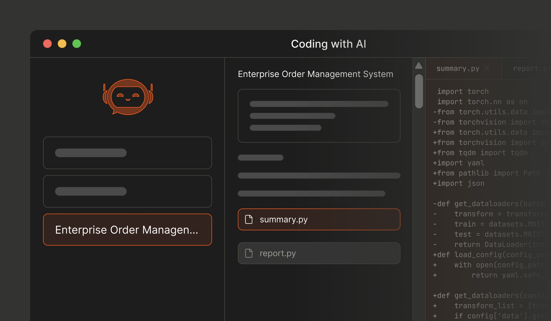 vibe coding platform interface 
