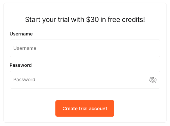 trial signup example1