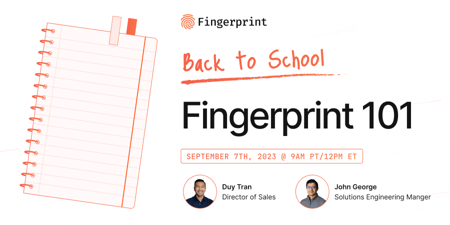 fingerprint 101 webinar