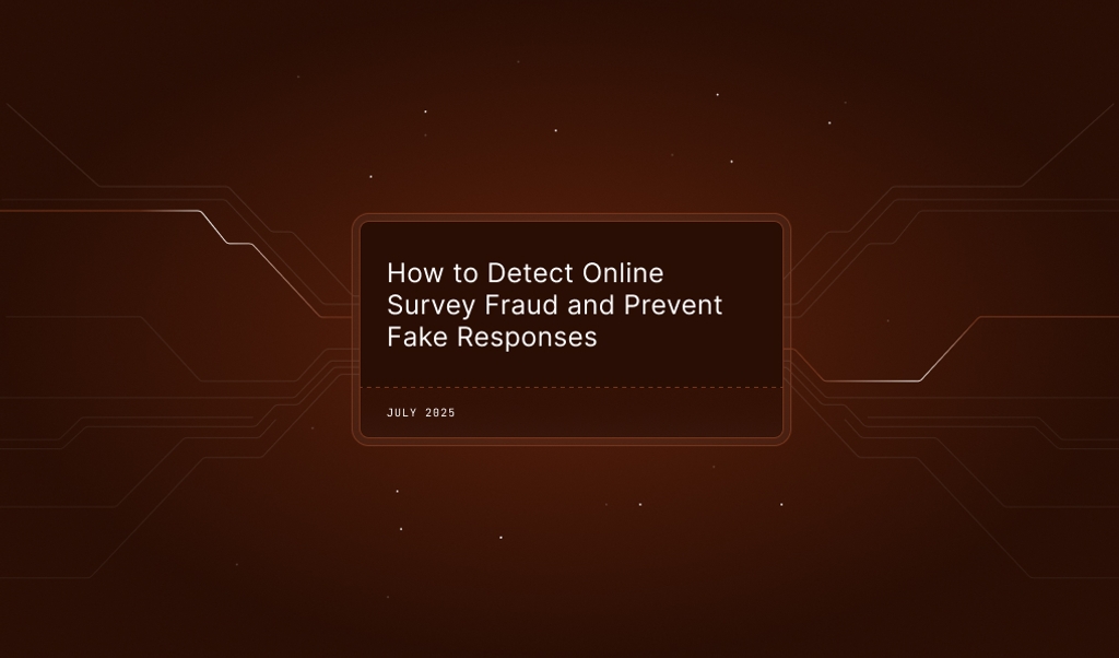 How to detect online survey fraud and prevent fake responses