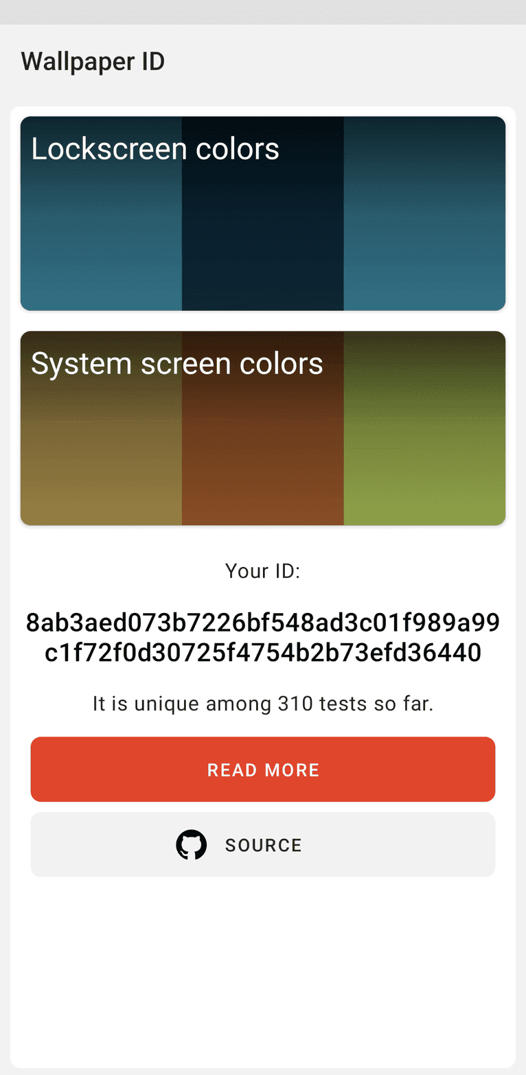 Android wallpaper demo